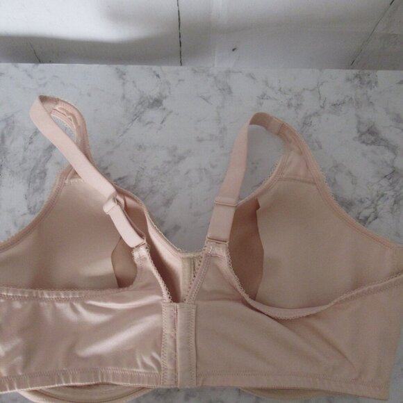 Wacoal Bra 44D Beige Tan Beauty Spacer T Shirt Padded Underwire 853192 - Picture 6 of 6